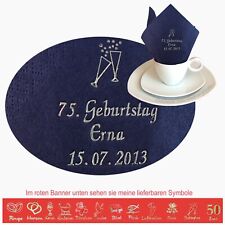 Servietten geburtstag hochzeit gebraucht kaufen  Waltenhofen