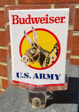 Budweiser army acrylic for sale  Westminster