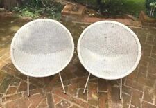 Round wicker chairs for sale  LONDON