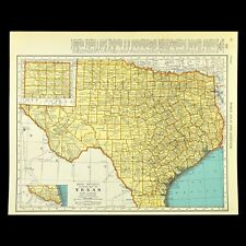 Vintage map texas for sale  Willow Grove