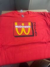 Camisetas auténticas de tripulación de relevancia de marca McDonald's (WcDonald's) segunda mano  Embacar hacia Argentina