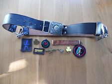 Vintage badges belt for sale  CHESTERFIELD