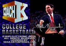 Coach K College Basketball - Jogo Sega Genesis completo comprar usado  Enviando para Brazil