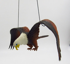 Brinquedo de exibição de borracha Bald Eagle pendurado 14 polegadas extensão de asa grande flexível, usado comprar usado  Enviando para Brazil