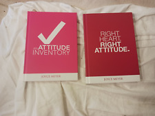 Coração direito. Atitude correta, um inventário de atitude, 2 livros de Joyce Meyer comprar usado  Enviando para Brazil
