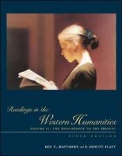 Readings western humanities for sale  Valrico