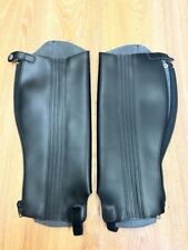 Black leather gaiters for sale  WALTHAM ABBEY