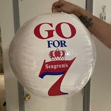 Bola de piscina de playa promocional de bola blanca inflable Seagram's 7 segunda mano  Embacar hacia Argentina