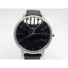 Usado, Relógio feminino Nixon The Kensington tom prata pulseira de couro preto nova bateria comprar usado  Enviando para Brazil