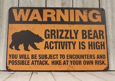Grizzly bear tin for sale  Hilton Head Island