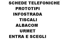 Schede telefoniche prototipi usato  Italia