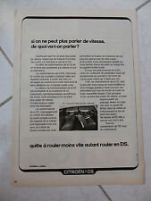 Publicité citroen 1974 d'occasion  Champigny-sur-Marne