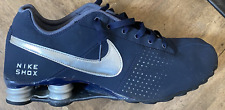 Tênis de corrida Nike Shox R4 GS | Azul marinho | 317547 | Masculino 11,5 EUA comprar usado  Enviando para Brazil