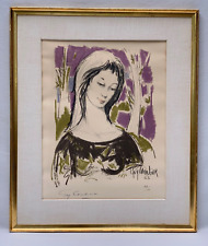 Used, GUY CAMBIER HAND SIGNED JEUNE FILLE LIMITED EDITION LITHOGRAPH #141 / 150 FRENCH for sale  Shipping to South Africa