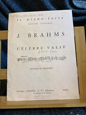 Brahms célèbre valse d'occasion  Rennes