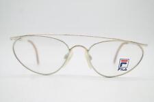 Vintage Gafas FILA F6838 Plata Oro Ovalado Montura de Gafas Lentes, usado segunda mano  Embacar hacia Mexico