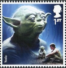 Star Wars - Maestro Yoda - francobollo Gran Bretagna 2015 Royal Mail England GB segunda mano  Embacar hacia Argentina