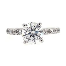 Engagement Ring 1.25 Ct IGI GIA Round Cut Lab Created Diamond Solid 950 Platinum, used for sale  Shipping to South Africa