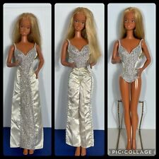Muñeca Barbie Mattel 1976 vintage rubia de gran tamaño con traje original de 3 piezas segunda mano  Embacar hacia Argentina