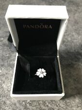 Pandora silver ring with white flower design  for sale  PUDSEY
