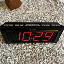 Onn Am/Fm Digital Clock Radio Snooze/Dual Alarms with Snooze and Sleep WORKS!!!! for sale  Shipping to South Africa