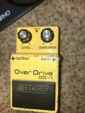 Pedal de guitarra Boss OD-1 1979 con chip ACA RAYTHEON 3403 - sello 8200 segunda mano  Embacar hacia Argentina