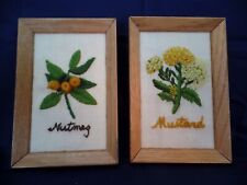 Embroidery crewel framed for sale  Germantown