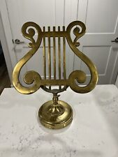 Vtg brass lyre for sale  Salt Lake City