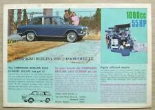 DAIHATSU COMPAGNO 1000 2 DOOR MODELS Car Sales Specification Leaflet Mid 1960s for sale  Shipping to South Africa