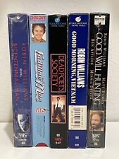 Lote de 5 filmes VHS de Robin Williams boa vontade caça/vietnã/sociedade de poetas mortos comprar usado  Enviando para Brazil