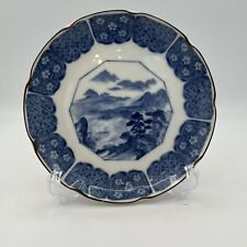 Usado, Prato de servir porcelana azul e branco japonês comprar usado  Enviando para Brazil