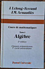Cours mathématiques algèbre d'occasion  Paris XIV