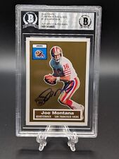 2005 Topps Joe Montana Turn Back The Clock autografado #2 BGS autêntico autógrafo comprar usado  Enviando para Brazil