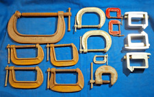 Lote de 14 peças de braçadeiras diversas 6" braçadeira, 2-1/2" Brink & Cotton, braçadeiras de bloco de alumínio comprar usado  Enviando para Brazil