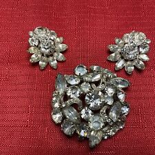 Vtg rhinestone brooch for sale  Solomons