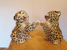 Leopardenbabys leoparden figur gebraucht kaufen  Berg