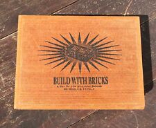 Used, Vintage Architectural Building Toy Best Road Bricks Clay for sale  Shipping to South Africa