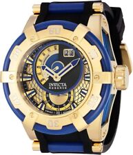 Usado, Invicta Bolt modelo 37203 - Relógio masculino quartzo azul e dourado com tubos luminosos comprar usado  Enviando para Brazil