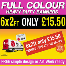 Pvc banner 6ft for sale  DARLINGTON