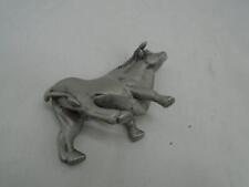 Vintage pewter bull for sale  Shipping to Ireland