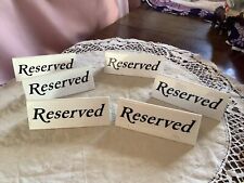 Reserved table sign for sale  POOLE