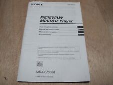 Sony minidisc player for sale  HORNCHURCH