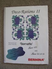 Deco-Rations II -Project Ideas for Bernette Deco 500 and Deco Scan II for sale  Shipping to South Africa