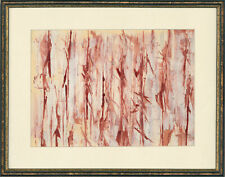 Don Hemming - 1993 Oil, Abstraction in Red and White for sale  Shipping to Canada