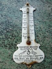 Ancien thermomètre émaillé d'occasion  France
