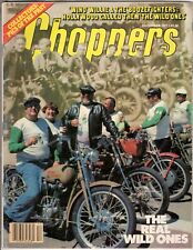 Revista Choppers diciembre 1977 Wino Willie & The Boozefighters MC The Real Wild Ones, usado segunda mano  Embacar hacia Mexico