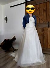 hochzeitskleid standesamt gebraucht kaufen  Grimmen-Umland l