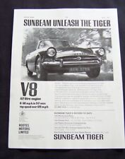Sunbeam tiger rootes for sale  DUNSTABLE