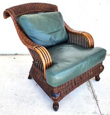 Bamboo wicker leather for sale  Lake Worth