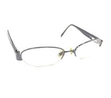 Coach Luella 1004 Dark Gunmetal Silver Gray Half Rim Eyeglasses Frames 51-17 135, used for sale  Shipping to South Africa